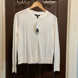 Banana Republic off white cardigan, new with tags